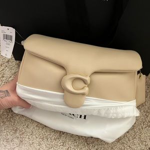❌SOLD❌ COACH PILLOW TABBY 26 BRASS/IVORY
